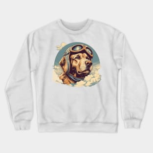 Aviator retriever Crewneck Sweatshirt